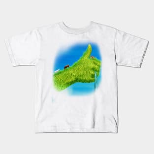 hand of green Kids T-Shirt